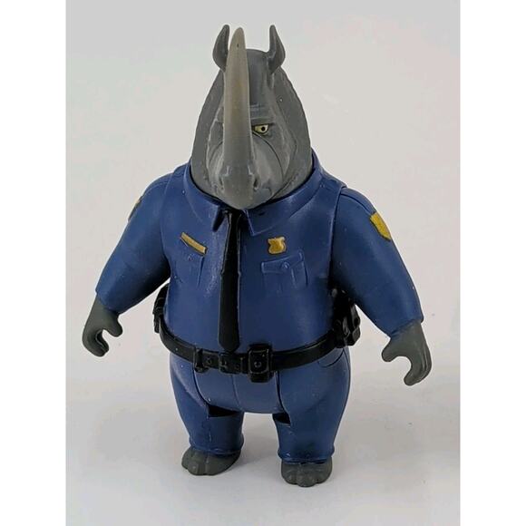 Disney World of Zootopia 7 Figures Toy Lot Set Cake Toppers 2 Tomy Judy Hopps - Picture 2 of 15